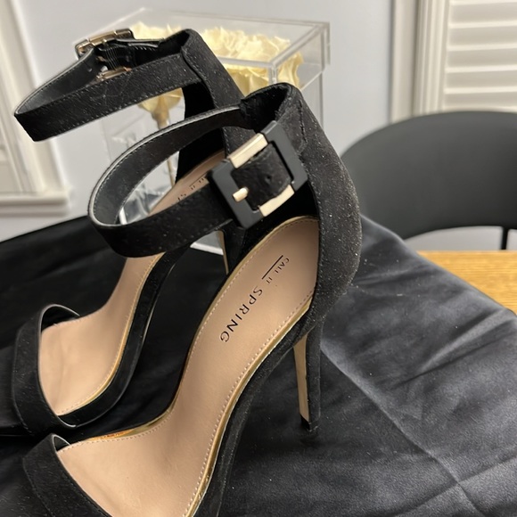 Call it springs High heel sandals suede with gold trim - Picture 6 of 6